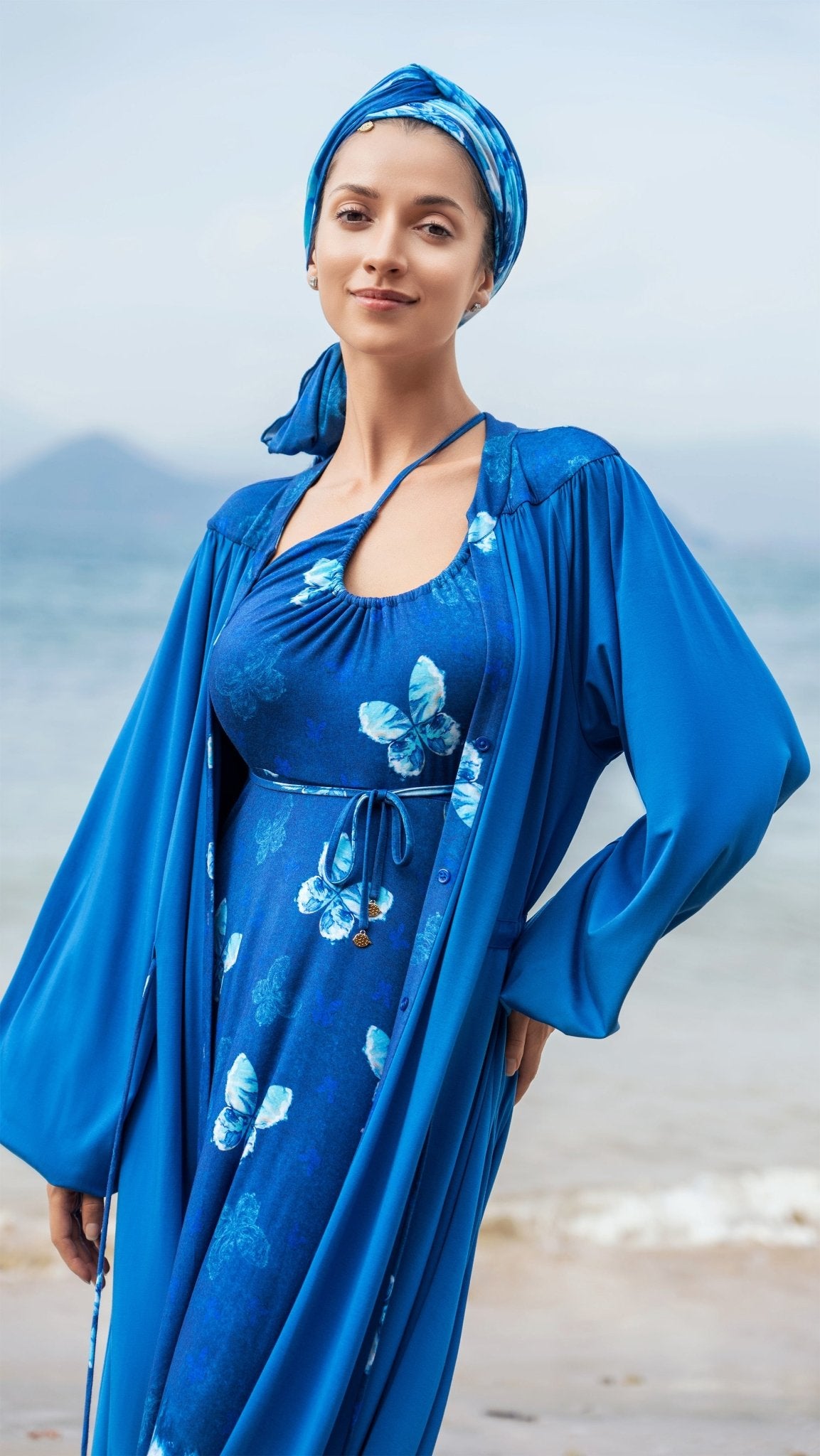 LAUCALA ROBE DRESS - ivaufiji