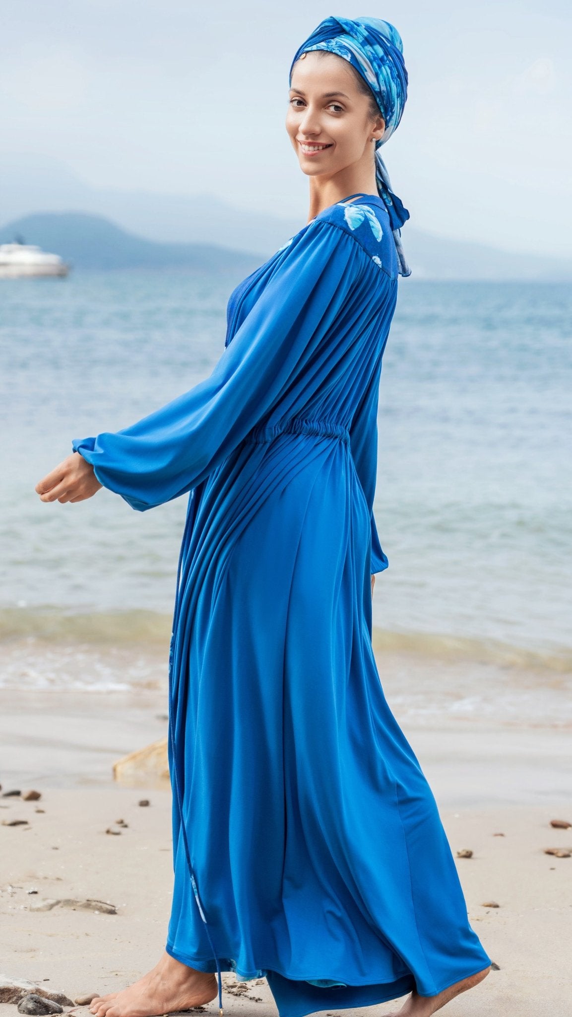 LAUCALA ROBE DRESS - ivaufiji