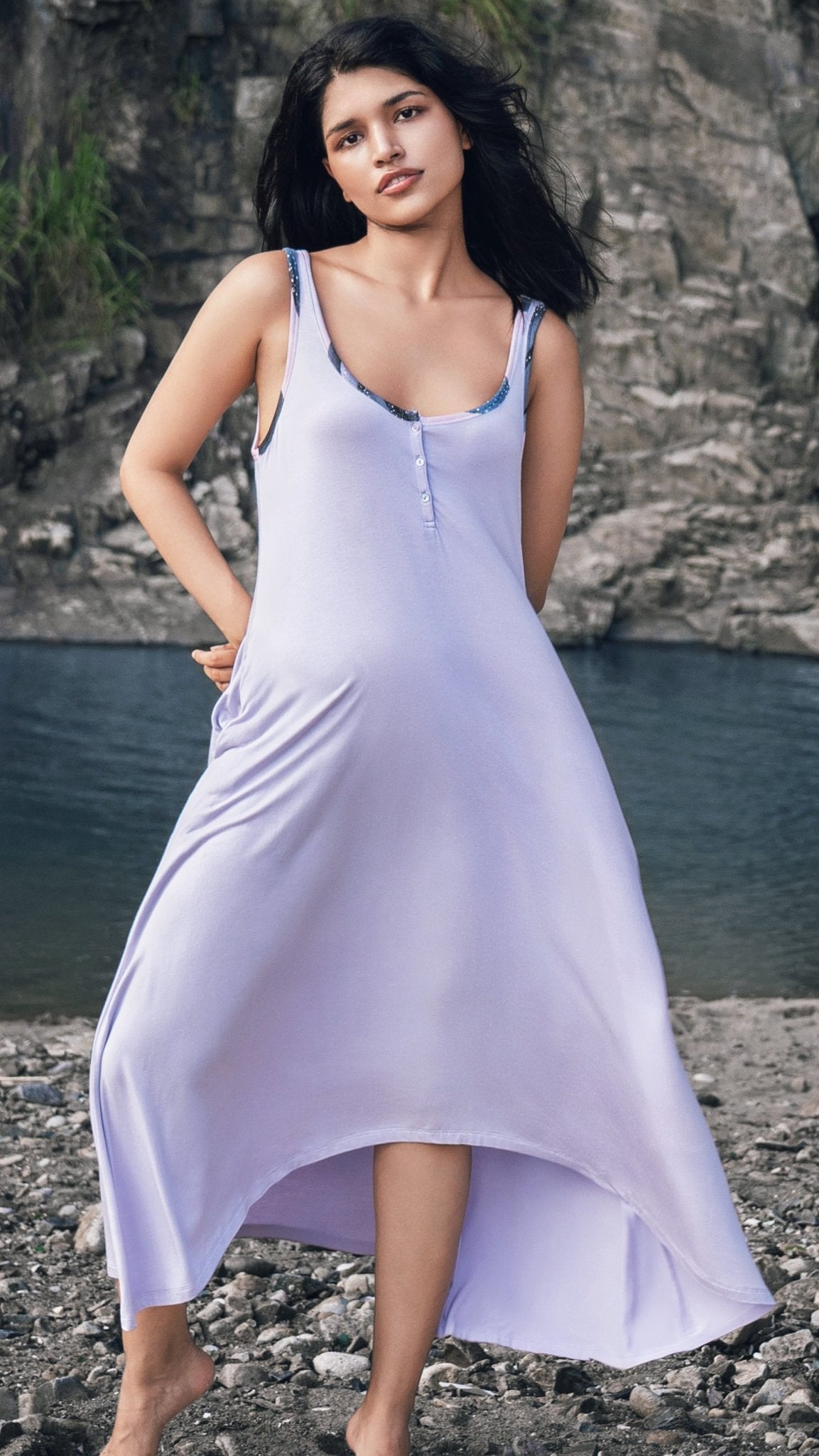 NOMU MAXI DRESS - ivaufiji