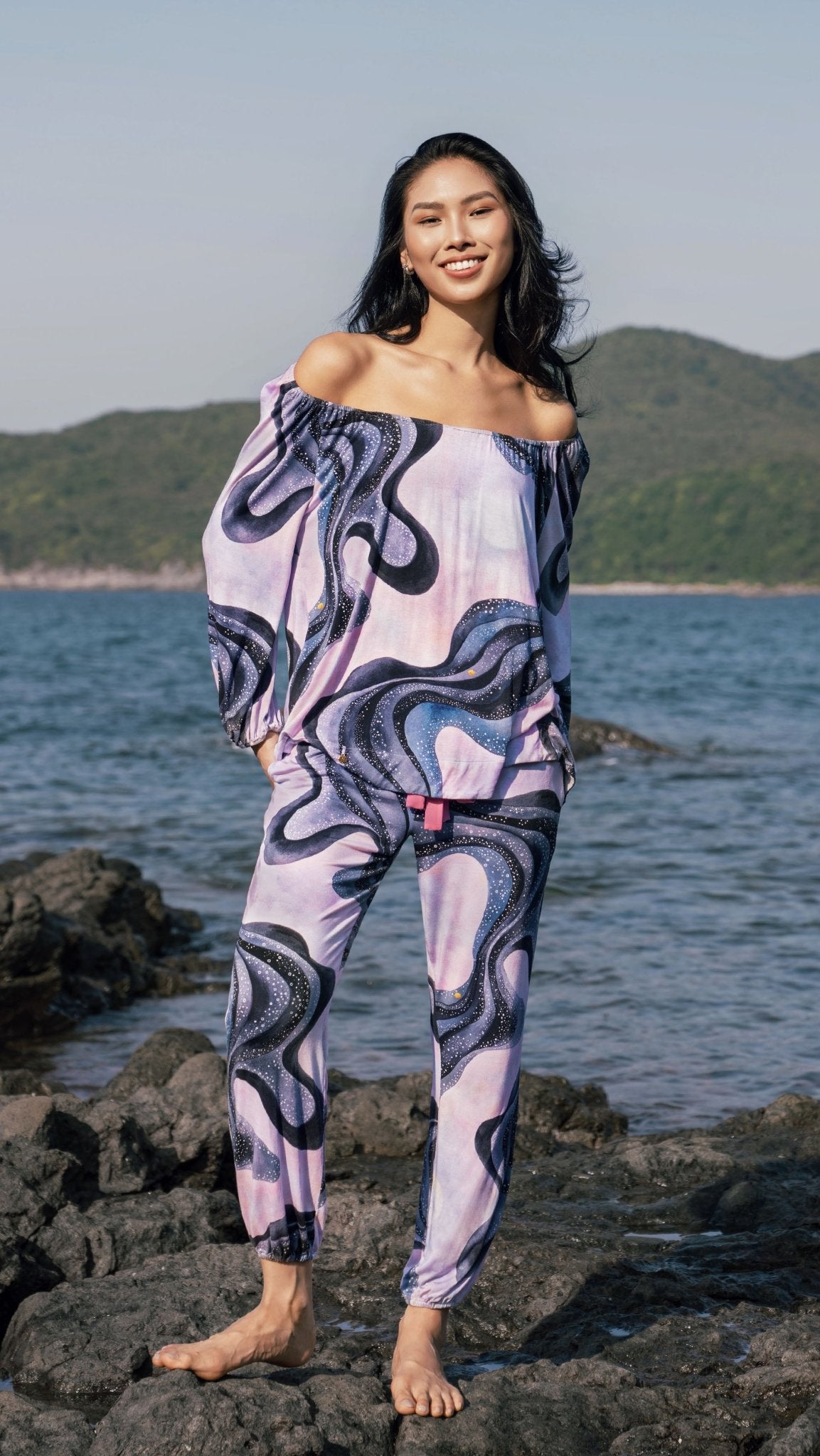 SEAS THE DAY LOUNGEWEAR SET - ivaufiji