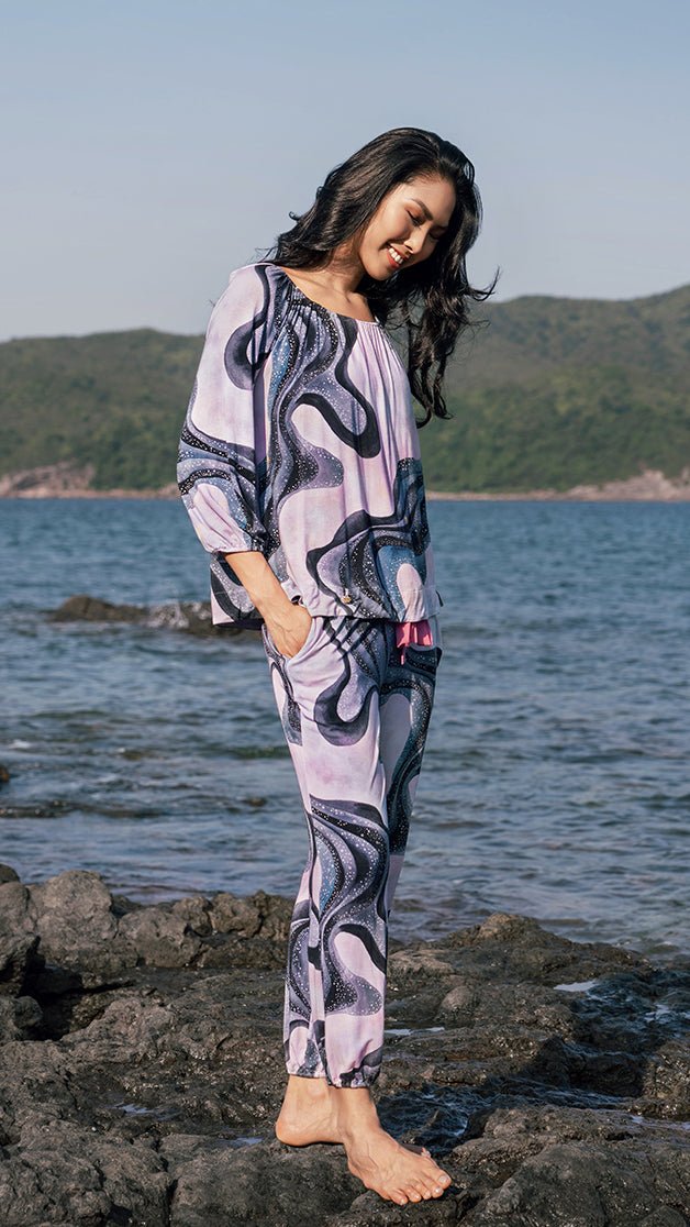 SEAS THE DAY LOUNGEWEAR SET - ivaufiji